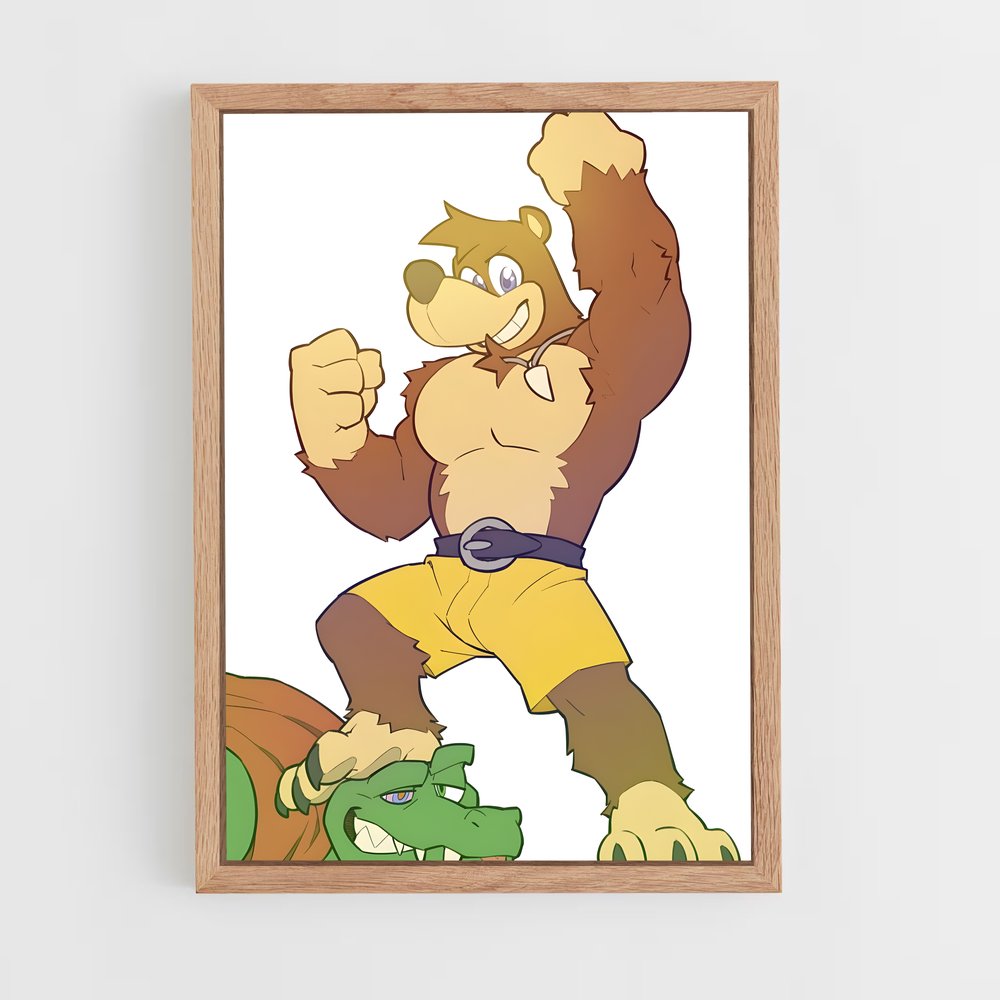 Poster Banjo & Kazooie Adventures – affiche Super Smash Bros (vue 4)